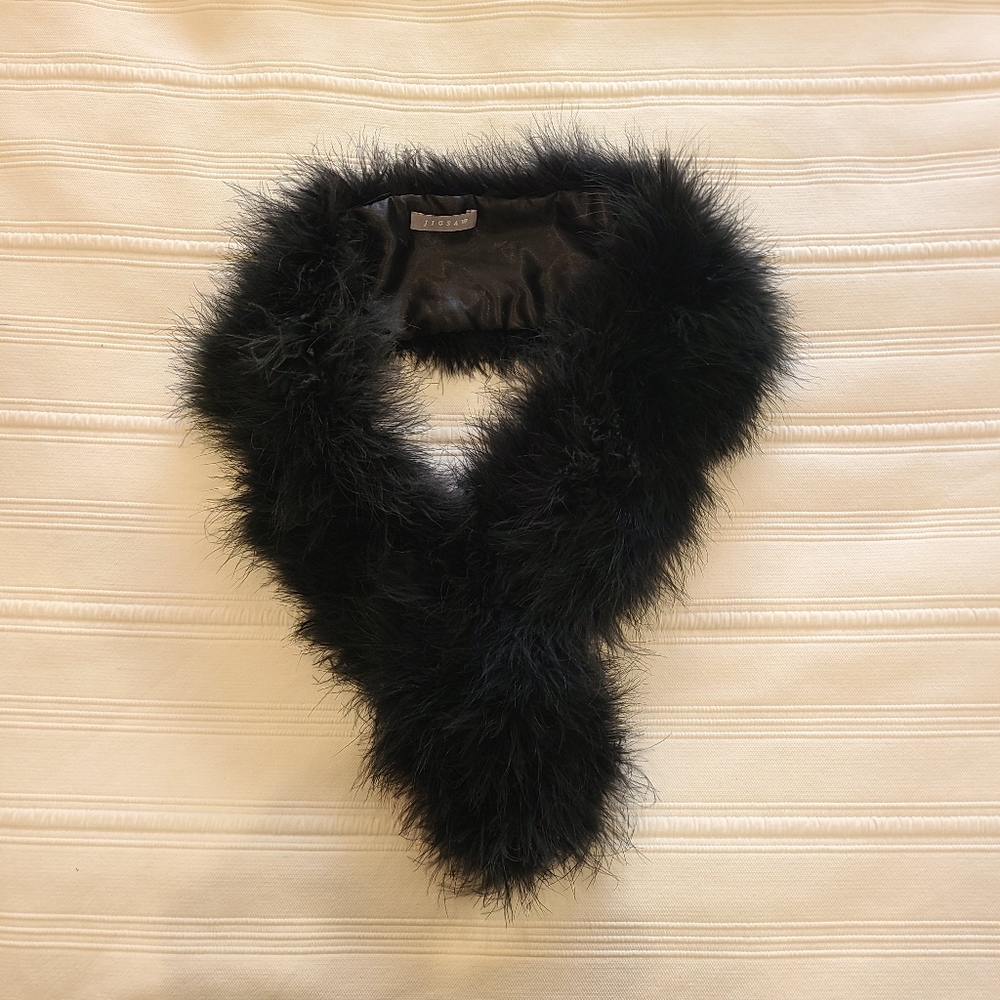 100% Turkey feather Neck scarf/shawl